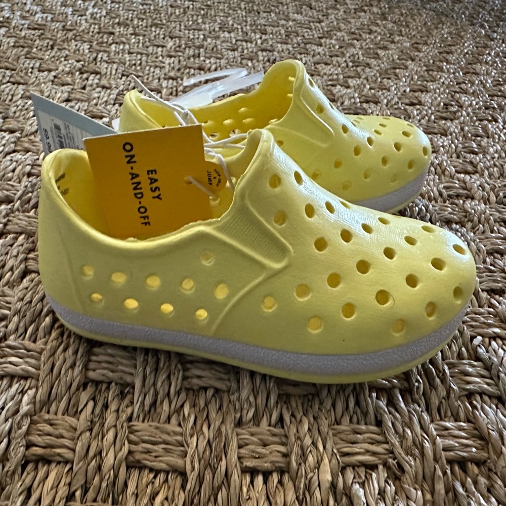 Yellow Slip-on Water Shoes